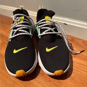 Nike Black and Yellow Athletic Shoes